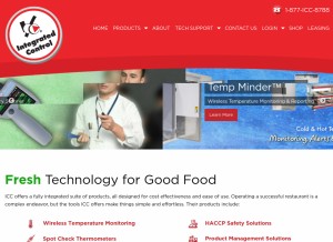 How goicc.com looks like on a tablet such as an iPad.