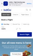 How goindigo.in looks like on a mobile device such as an iPhone.