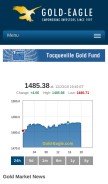 How gold-eagle.com looks like on a mobile device such as an iPhone.