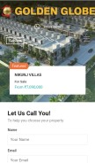 How goldenglobe.co.in looks like on a mobile device such as an iPhone.