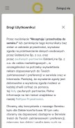 How goldenline.pl looks like on a mobile device such as an iPhone.