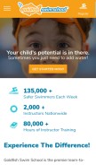 How goldfishswimschool.com looks like on a mobile device such as an iPhone.