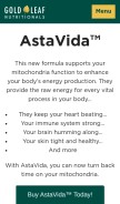 How goldleafnutritionals.com looks like on a mobile device such as an iPhone.