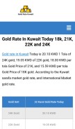 How goldratekuwait.online looks like on a mobile device such as an iPhone.