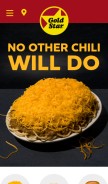 How goldstarchili.com looks like on a mobile device such as an iPhone.