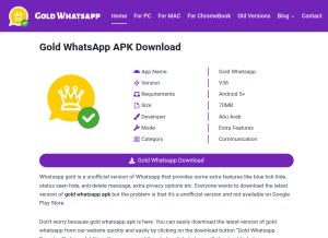 How goldwatsapp.com looks like on a tablet such as an iPad.