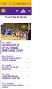 How goleathernecks.com looks like on a mobile device such as an iPhone.