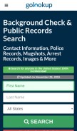 How golookup.com looks like on a mobile device such as an iPhone.