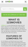 How gomovies.ink looks like on a mobile device such as an iPhone.