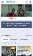 How gomovies1.to looks like on a mobile device such as an iPhone.