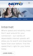 How gondtc.com looks like on a mobile device such as an iPhone.