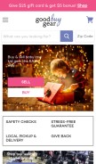 How goodbuygear.com looks like on a mobile device such as an iPhone.
