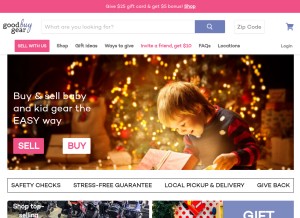 How goodbuygear.com looks like on a tablet such as an iPad.