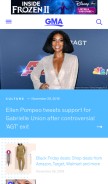 How goodmorningamerica.com looks like on a mobile device such as an iPhone.