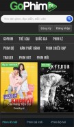 How gophim.top looks like on a mobile device such as an iPhone.