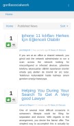 How gorillasocialwork.com looks like on a mobile device such as an iPhone.