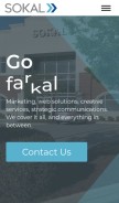 How gosokal.com looks like on a mobile device such as an iPhone.
