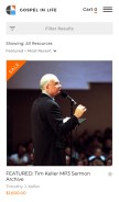 How gospelinlife.com looks like on a mobile device such as an iPhone.