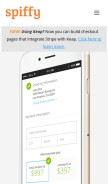 How gospiffy.com looks like on a mobile device such as an iPhone.