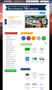 How goswm.com looks like on a mobile device such as an iPhone.