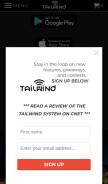 How gotailwind.com looks like on a mobile device such as an iPhone.