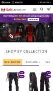 How gothicattitude.com looks like on a mobile device such as an iPhone.