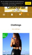 How gotogofast.com looks like on a mobile device such as an iPhone.