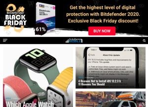 How gottabemobile.com looks like on a tablet such as an iPad.