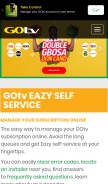 How gotvafrica.com looks like on a mobile device such as an iPhone.