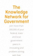 How govloop.com looks like on a mobile device such as an iPhone.
