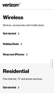 How govzw.com looks like on a mobile device such as an iPhone.