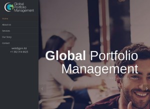 How gpm.ltd looks like on a tablet such as an iPad.
