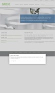 How grace.com looks like on a mobile device such as an iPhone.