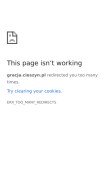 How gracja.cieszyn.pl looks like on a mobile device such as an iPhone.