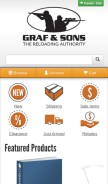 How grafs.com looks like on a mobile device such as an iPhone.