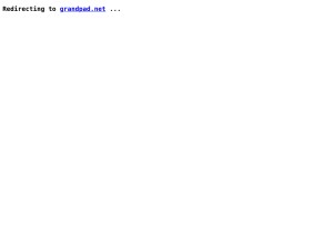 How grandpad-push.com looks like on a tablet such as an iPad.