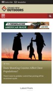 How grandviewoutdoors.com looks like on a mobile device such as an iPhone.