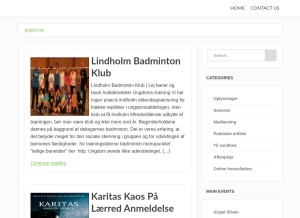 How grapur.se looks like on a tablet such as an iPad.