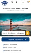 How grayline.com looks like on a mobile device such as an iPhone.