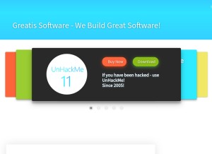 How greatis.com looks like on a tablet such as an iPad.