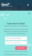 How greatvaluevacations.com looks like on a mobile device such as an iPhone.