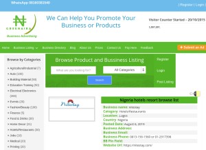How greenaira.com looks like on a tablet such as an iPad.