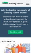 How greenbuildingadvisor.com looks like on a mobile device such as an iPhone.