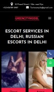 How greencitymodel.com looks like on a mobile device such as an iPhone.