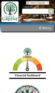 How greenecountymo.gov looks like on a mobile device such as an iPhone.