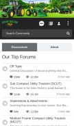 How greentractortalk.com looks like on a mobile device such as an iPhone.