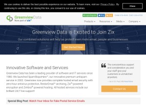 How greenviewdata.com looks like on a tablet such as an iPad.