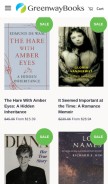 How greenwaybooks.com looks like on a mobile device such as an iPhone.