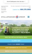 How greerlabs.com looks like on a mobile device such as an iPhone.