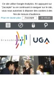 How grenoble-inp.fr looks like on a mobile device such as an iPhone.